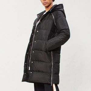 Maje Down Jacket Parka with Zippers